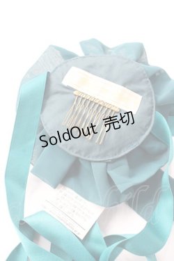 画像3: metamorphose / シフォン円形ヘッドドレス  グリーン Y-25-08-30-054-ME-AC-SZ-ZY