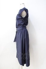画像2: axes femme / ベルトワンピース  紺 Y-25-08-31-035-AX-OP-SZ-ZT102 (2)