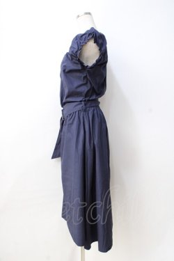 画像2: axes femme / ベルトワンピース  紺 Y-25-08-31-035-AX-OP-SZ-ZY