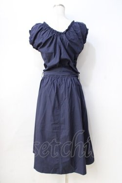 画像3: axes femme / ベルトワンピース  紺 Y-25-08-31-035-AX-OP-SZ-ZY