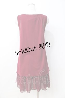 画像3: axes femme / 重ね着風ノースリトップス  ワイン Y-25-08-31-036-AX-BL-SZ-ZY