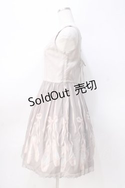 画像2: Emily Temple cute / トゥーシューズビスチェ風ノースリーブワンピース  オフベージュ Y-25-08-31-040-ET-OP-SZ-ZY