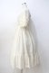 画像2: Melody BasKet / Dolly lace ワンピース M アイボリー Y-25-08-31-043-LO-OP-SZ-ZY (2)