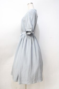画像2: Melody BasKet / ラウンドヨークワンピース M サックス Y-25-08-31-044-LO-OP-SZ-ZY