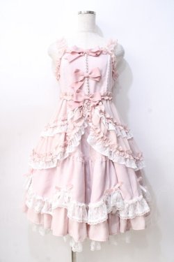 画像1: Angelic Pretty / Petit Marionetteジャンパースカート  ピンク Y-25-08-31-045-AP-OP-SZ-ZY