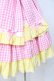 画像4: Angelic Pretty / ギンガムシャーベットジャンパースカート  ピンク×イエロー Y-25-08-31-048-AP-OP-SZ-ZY (4)