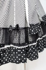 画像4: Angelic Pretty / Stripe Girly Cafe Set  ブラック Y-25-08-31-051-AP-OP-SZ-ZY (4)
