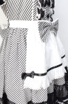 画像6: Angelic Pretty / Stripe Girly Cafe Set  ブラック Y-25-08-31-051-AP-OP-SZ-ZY (6)