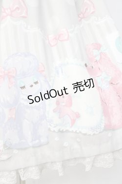 画像4: Angelic Pretty / Lovely Poodleワンピース  グレー Y-25-08-31-052-AP-OP-SZ-ZY