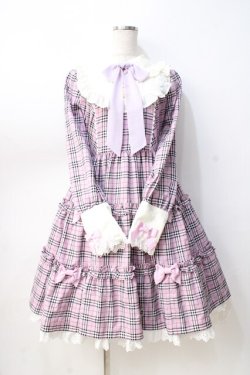 画像1: Angelic Pretty / Cute Candy Checkワンピース  ピンク Y-25-08-31-053-AP-OP-SZ-ZY