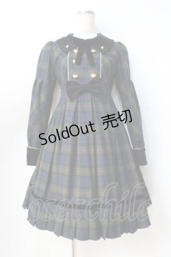 画像1: Angelic Pretty / Modern Studentワンピース  グリーン Y-25-08-31-054-AP-OP-SZ-ZY