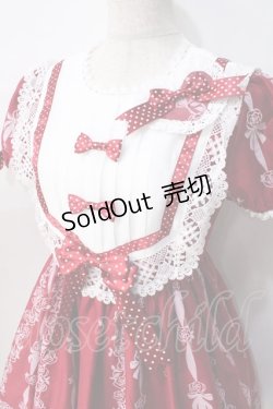 画像4: BABY,THE STARS SHINE BRIGHT / Sugar Rose Tea Timeプリントワンピース  エンジ Y-25-08-31-056-BA-OP-SZ-ZY