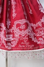 画像5: BABY,THE STARS SHINE BRIGHT / Sugar Rose Tea Timeプリントワンピース  エンジ Y-25-08-31-056-BA-OP-SZ-ZY (5)