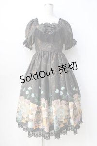 ALICE and the PIRATES / Mystical emotion〜クリスの心の囁き〜柄ワンピース  黒 Y-25-08-31-057-PA-OP-SZ-ZY