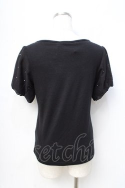 画像3: axes femme / 胸元レーストップス  黒 Y-25-08-31-009-AX-TO-SZ-ZY