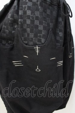 画像4: Sixh / ねこじろうポケットサルエルパンツ  黒 Y-25-08-31-065-HN-PA-SZ-ZY