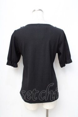 画像3: axes femme / ビジューパーツトップス  黒 Y-25-08-31-012-AX-TO-SZ-ZY