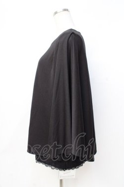 画像2: axes femme / ポンチョ風トップス  黒 Y-25-08-31-014-AX-TO-SZ-ZY