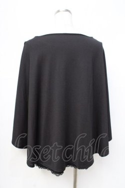 画像3: axes femme / ポンチョ風トップス  黒 Y-25-08-31-014-AX-TO-SZ-ZY