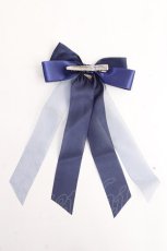 画像2: Angelic Pretty / SaintCrossクリップ  ネイビー Y-25-08-31-002-AP-AC-SZ-ZT455-F001 (2)