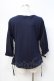 画像3: axes femme / サイドレースアップカットプル  紺 Y-25-08-31-018-AX-TO-SZ-ZY (3)