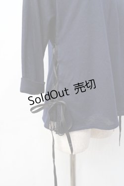画像4: axes femme / サイドレースアップカットプル  紺 Y-25-08-31-018-AX-TO-SZ-ZI