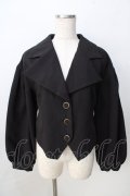 axes femme POETIQUE / ビットバックデザインジャケット  黒 Y-25-09-01-043-AX-JA-SZ-ZY