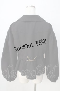 画像2: axes femme POETIQUE / ビットバックデザインジャケット  黒 Y-25-09-01-043-AX-JA-SZ-ZY