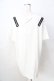画像2: Ank Rouge / ジップデザインTシャツ  白 Y-25-09-01-047-CA-TO-SZ-ZY (2)