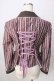 画像2: metamorphose / Royal stripeジャケット  ピンク Y-25-09-01-051-ME-JA-SZ-ZY (2)