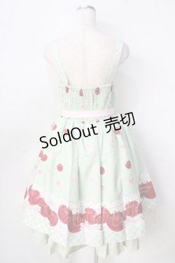 画像2: Chalmiere / スウィーティアップルジャンパースカート M グリーン Y-25-09-01-056-LO-OP-SZ-ZT118