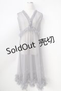 axes femme / レイヤード用チュールワンピース  グレー Y-25-09-01-061-AX-OP-SZ-ZY