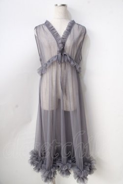 画像1: axes femme / レイヤード用チュールワンピース  グレー Y-25-09-01-061-AX-OP-SZ-ZY