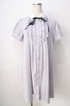 画像1: 【SALE】axes femme POETIQUE / メッセージリボン半袖ワンピース  ラベンダー Y-25-09-01-062-AX-OP-SZ-ZH (1)