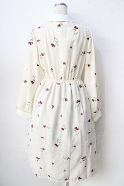画像2: axes femme / 苺総刺繍ワンピース  生成り Y-25-09-01-063-AX-OP-SZ-ZY