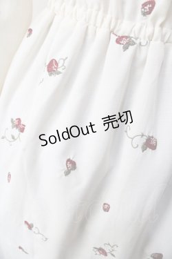 画像3: axes femme / 苺総刺繍ワンピース  生成り Y-25-09-01-063-AX-OP-SZ-ZY