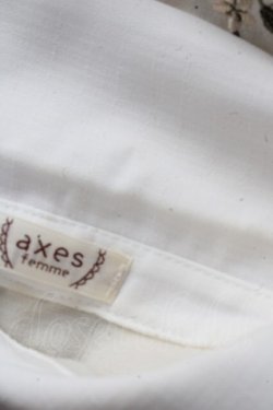 画像4: axes femme / 苺総刺繍ワンピース  生成り Y-25-09-01-063-AX-OP-SZ-ZY