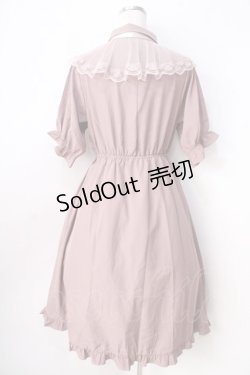 画像2: axes femme / チュール×レース襟ワンピース  ピンク Y-25-09-01-064-AX-OP-SZ-ZY