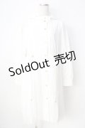 axes femme POETIQUE / チュール使いロングパーカー  白 Y-25-09-01-066-AX-OP-SZ-ZY