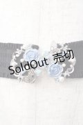 axes femme / ローズ×バタフライゴムベルト  シルバー Y-25-09-01-010-AX-ZA-SZ-ZY