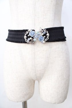 画像2: axes femme / ローズ×バタフライゴムベルト  シルバー Y-25-09-01-010-AX-ZA-SZ-ZY