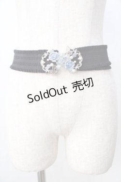 画像2: axes femme / ローズ×バタフライゴムベルト  シルバー Y-25-09-01-010-AX-ZA-SZ-ZY
