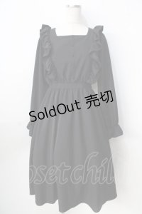 m petit by misako / フリルワンピース  黒 Y-25-09-01-073-LO-OP-SZ-ZY