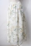 画像2: 【SALE】axes femme / 花柄シアージャカードスカート F 生成り Y-25-09-01-080-AX-SK-SZ-ZT307 (2)