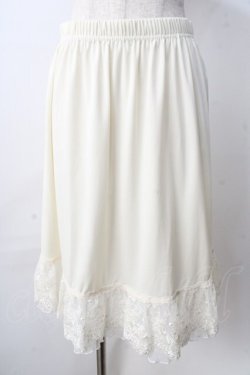 画像1: axes femme / ドットチュール使いペチスカート  生成り Y-25-09-01-081-AX-SK-SZ-ZY