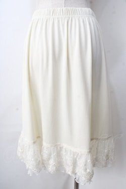 画像2: axes femme / ドットチュール使いペチスカート  生成り Y-25-09-01-081-AX-SK-SZ-ZY