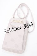 axes femme / 花モチーフキルトポシェット  ピンク Y-25-09-01-015-AX-BG-SZ-ZY