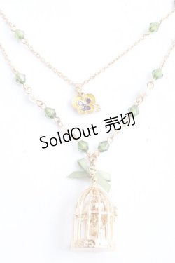 画像1: axes femme POETIQUE / 鳥かごネックレス  ゴールド Y-25-09-01-003-AX-AC-HR-ZY