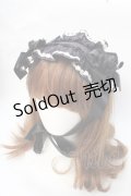 metamorphose / 共フリルヘッドドレス  黒 Y-25-09-01-020-ME-AC-AS-ZY