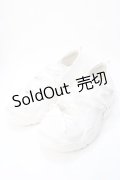 axes femme POETIQUE / サテンバレエスニーカー  白 Y-25-09-01-022-AX-SH-SZ-ZY